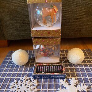 Beautiful Christmas Ornaments & Icicles